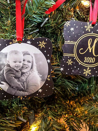 Personalized Photo Ornament - Christmas Gift - Sunny Box