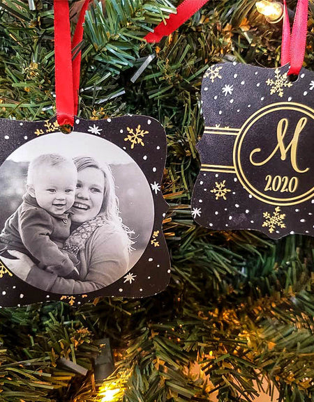 Personalized Photo Ornament - Christmas Gift - Sunny Box