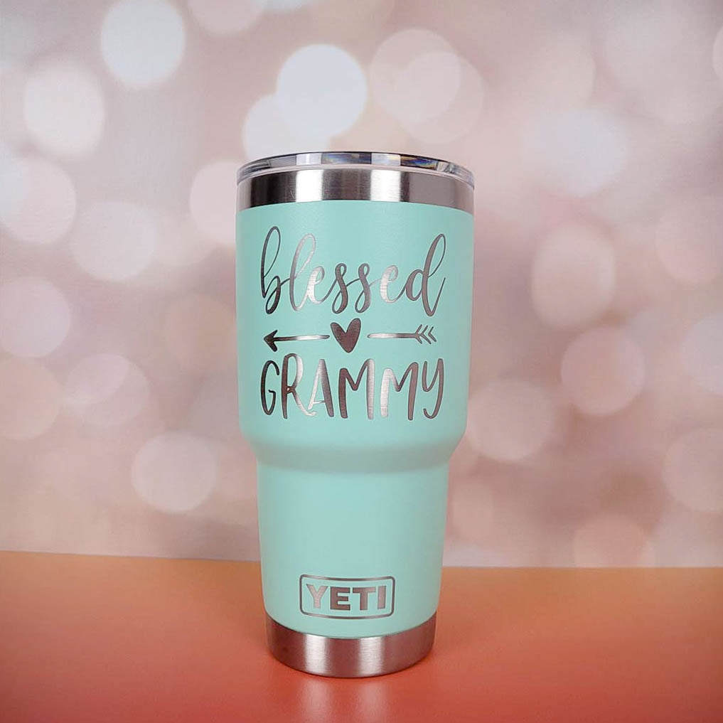 Blessed Grandma Custom Engraved YETI Tumbler - Great Personalized Gift –  Sunny Box