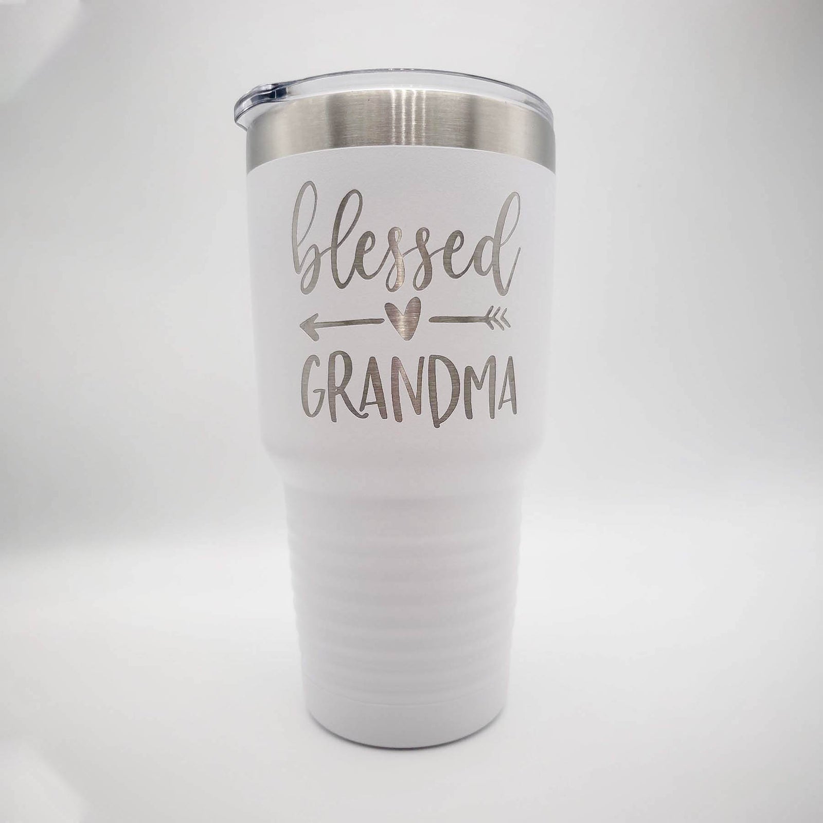 Blessed Grandma Engraved Polar Camel Tumbler 30oz White Sunny Box