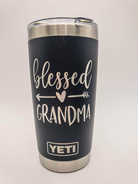 Blessed Grandma Engraved YETI Tumbler