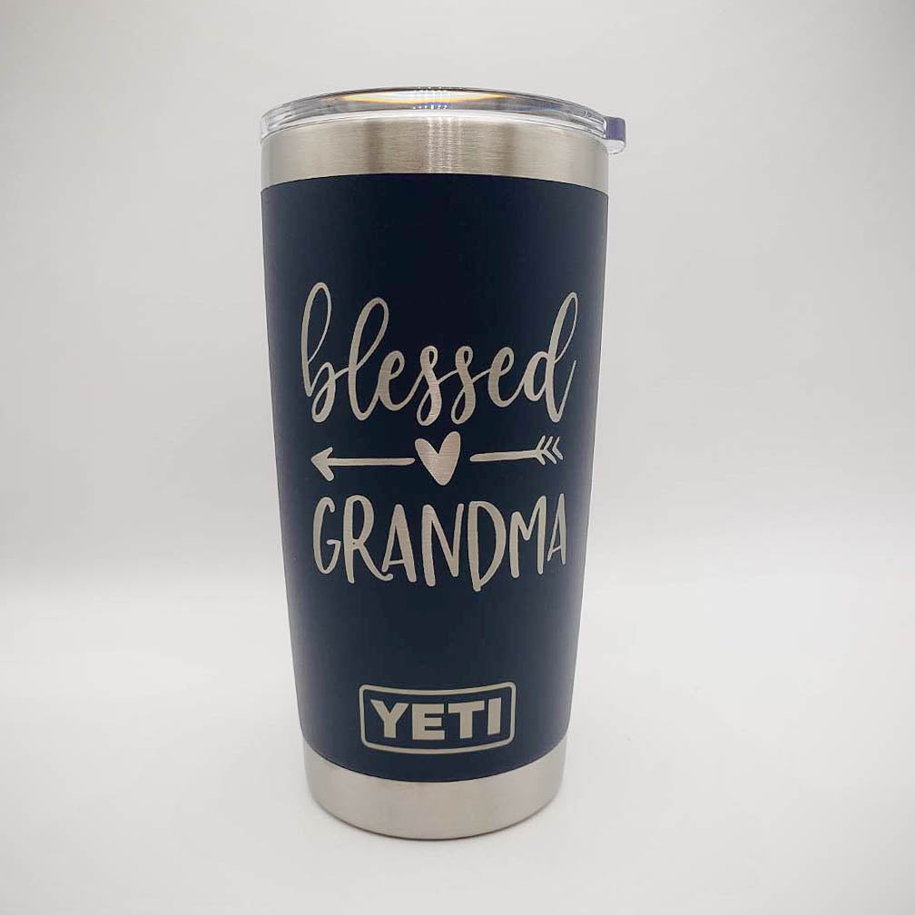 Blessed Grandma Engraved YETI Tumbler