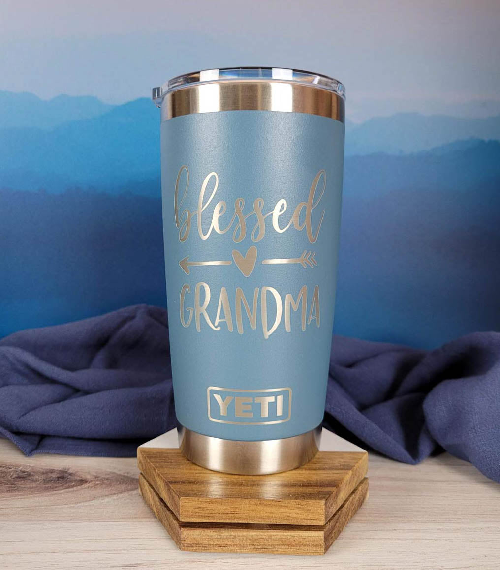 Blessed Grandma Engraved YETI Tumbler