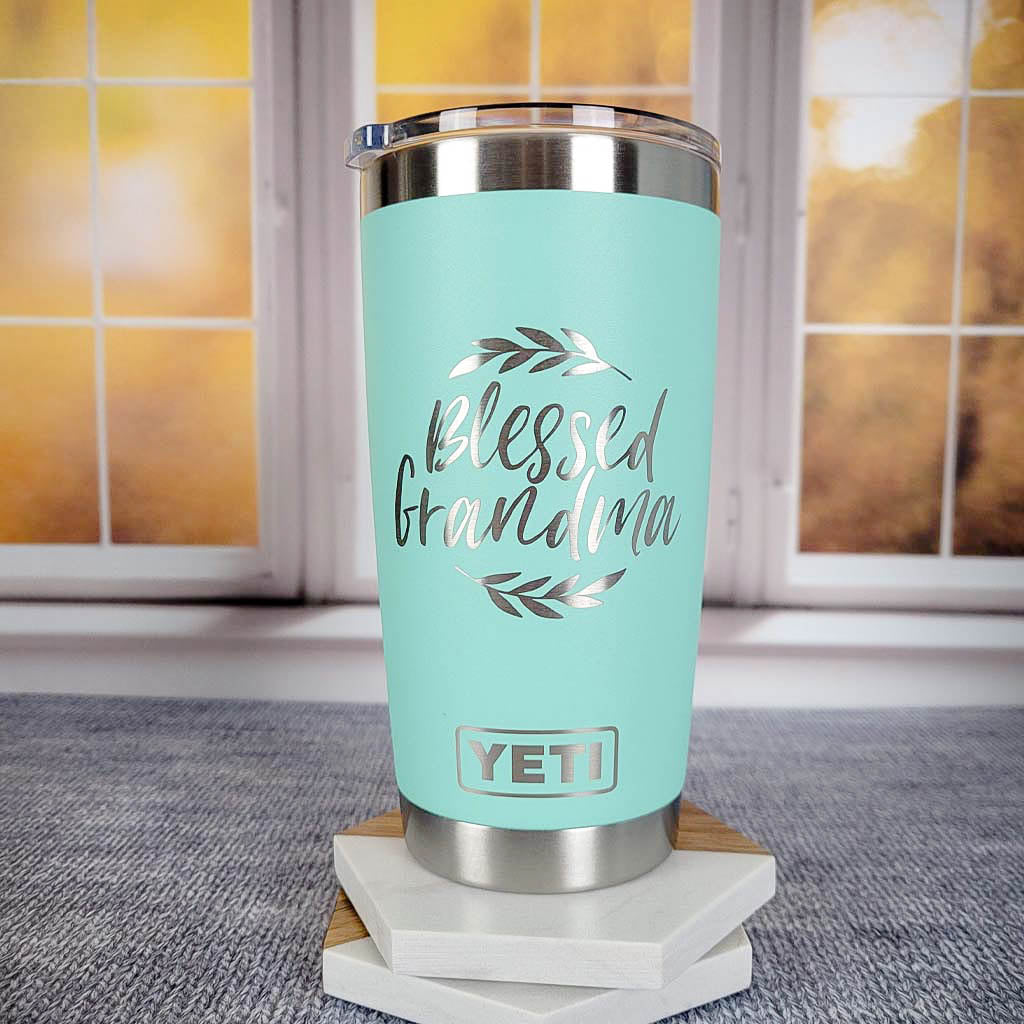 Blessed Grandma Design #2 Engraved YETI Tumbler