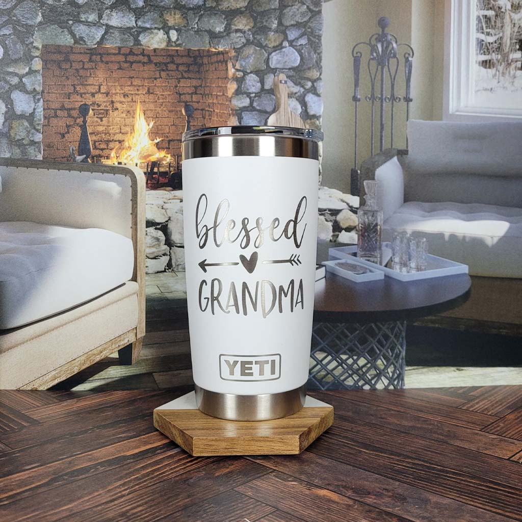 Blessed Grandma Engraved YETI Tumbler