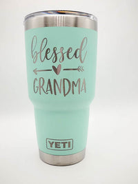 Blessed Grandma Engraved YETI Tumbler