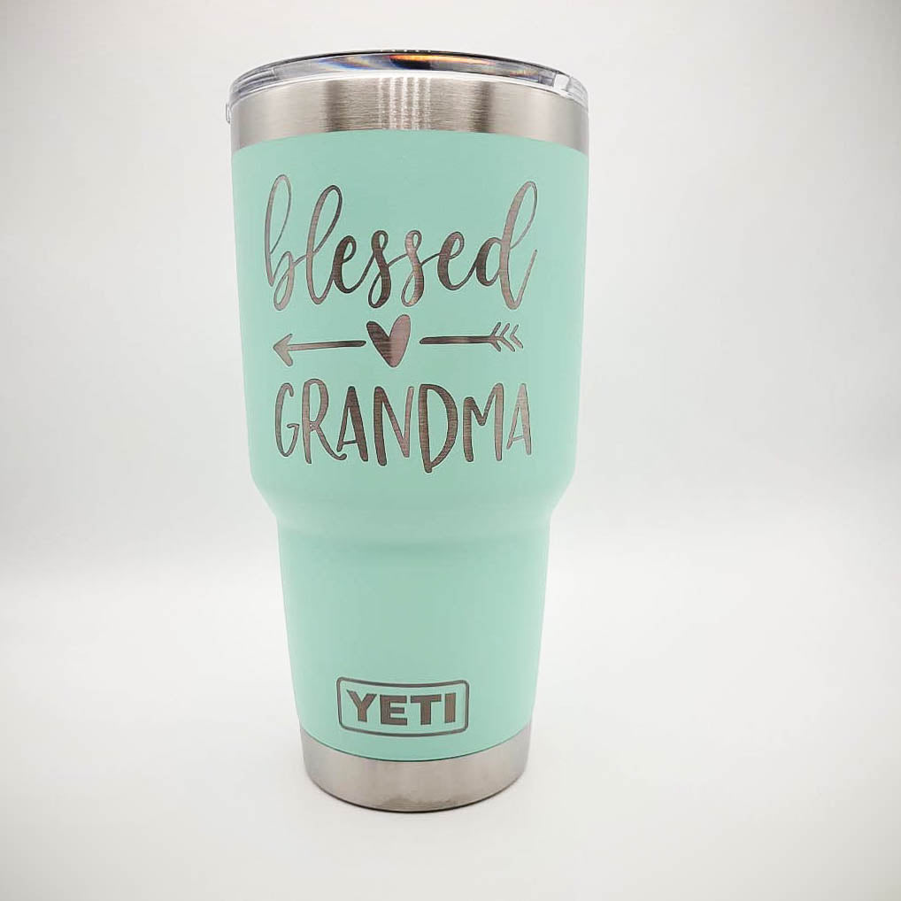 Blessed Grandma Engraved YETI Tumbler