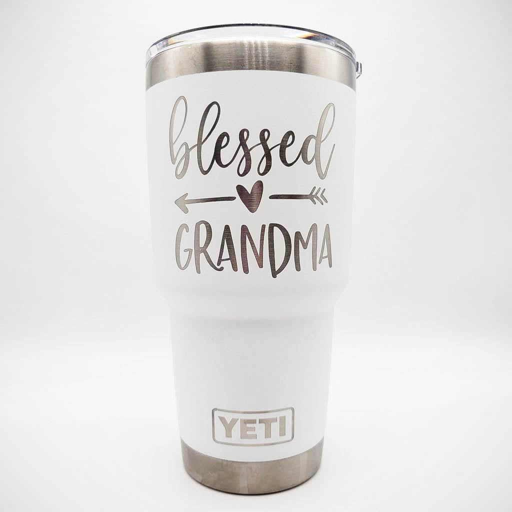 Blessed Grandma Engraved YETI Tumbler