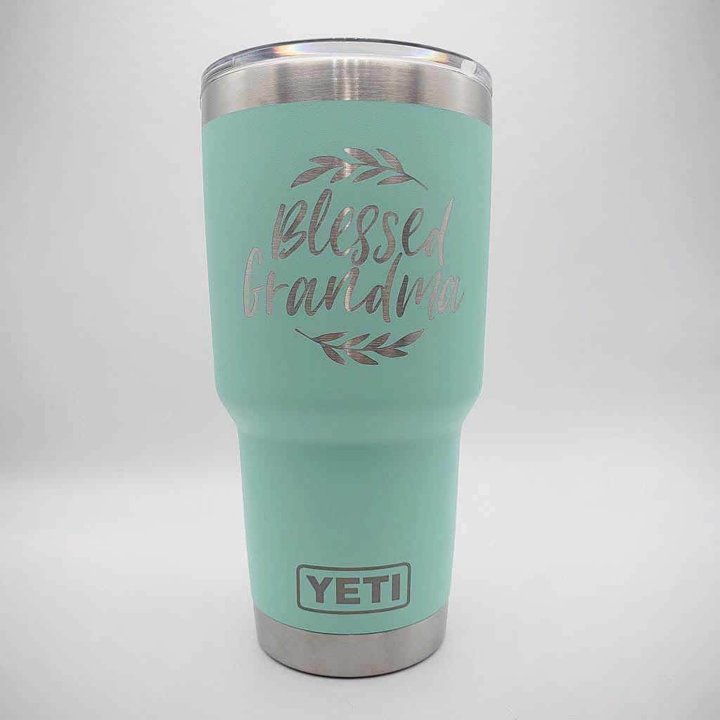 Blessed Grandma Design #2 Engraved YETI Tumbler