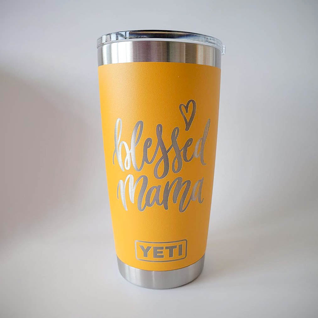 Blessed Mama Engraved YETI Tumbler