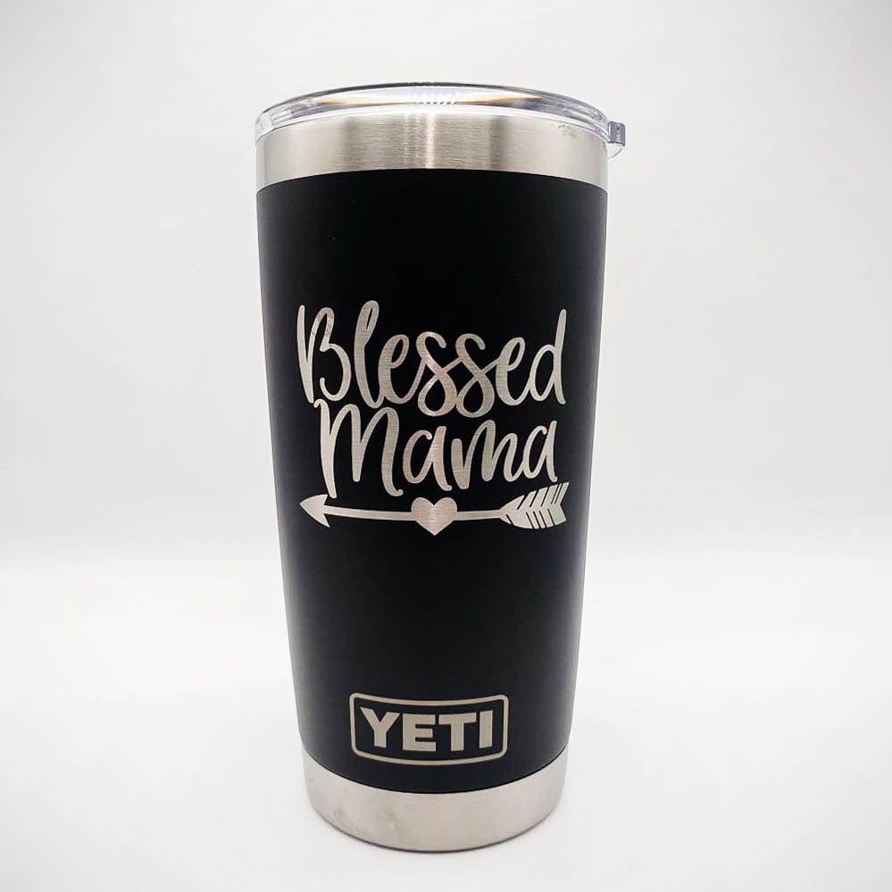 Blessed Mama Engraved YETI Tumbler
