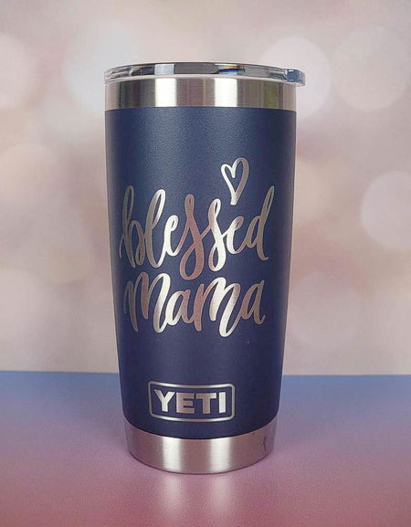 Blessed Mama Engraved YETI Tumbler
