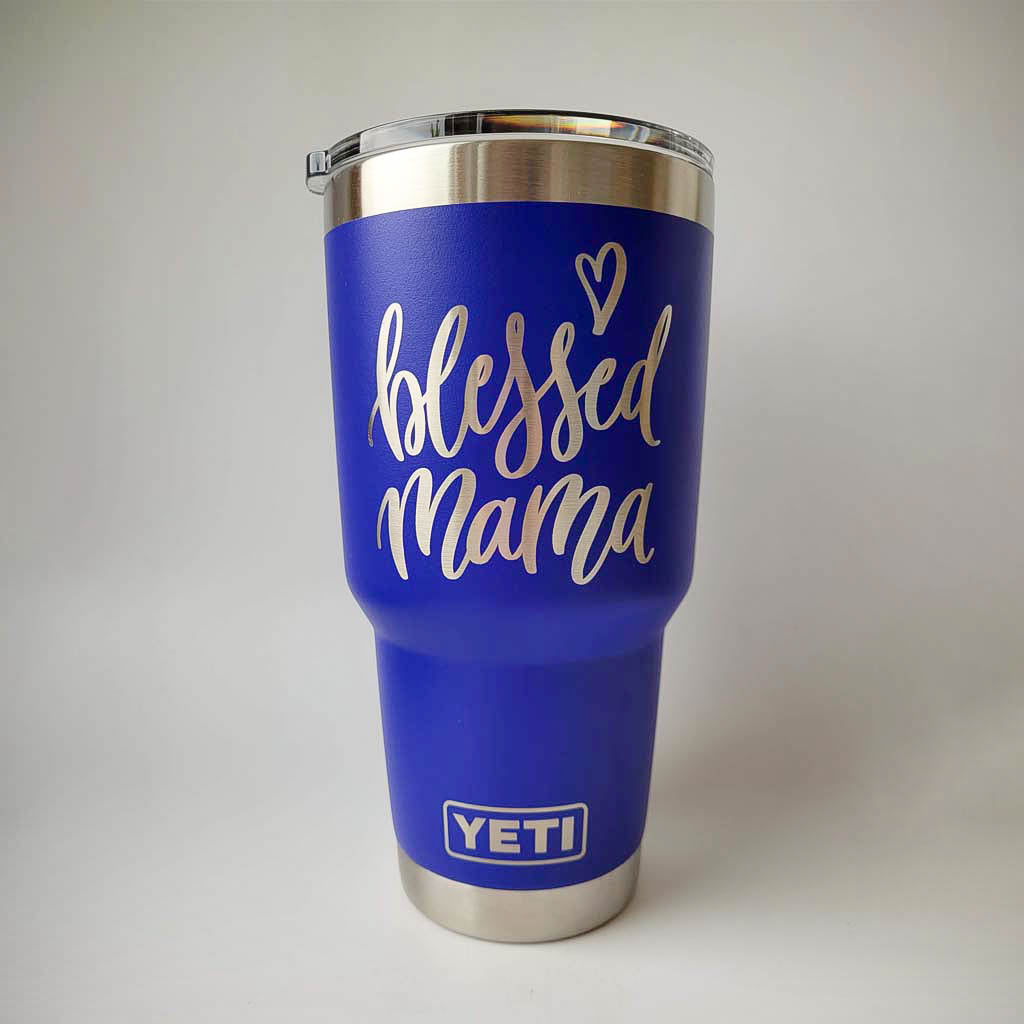 Blessed Mama Engraved YETI Tumbler