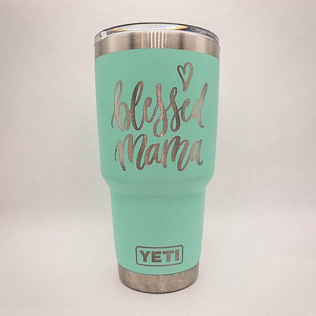Blessed Mama Engraved YETI Tumbler