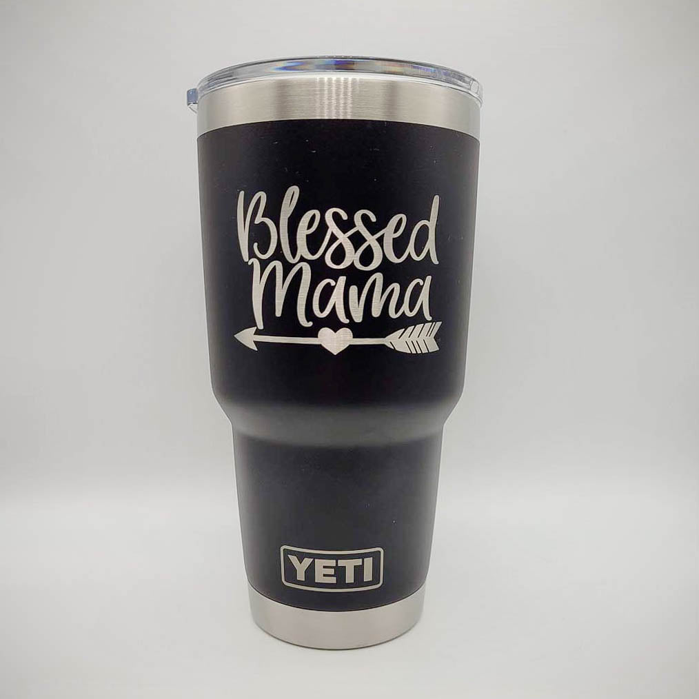 Blessed Mama Engraved YETI Tumbler
