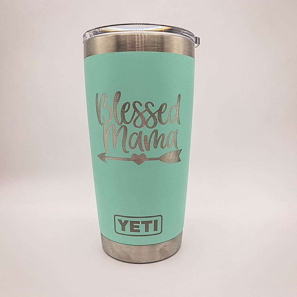 Blessed Mama Engraved YETI Tumbler