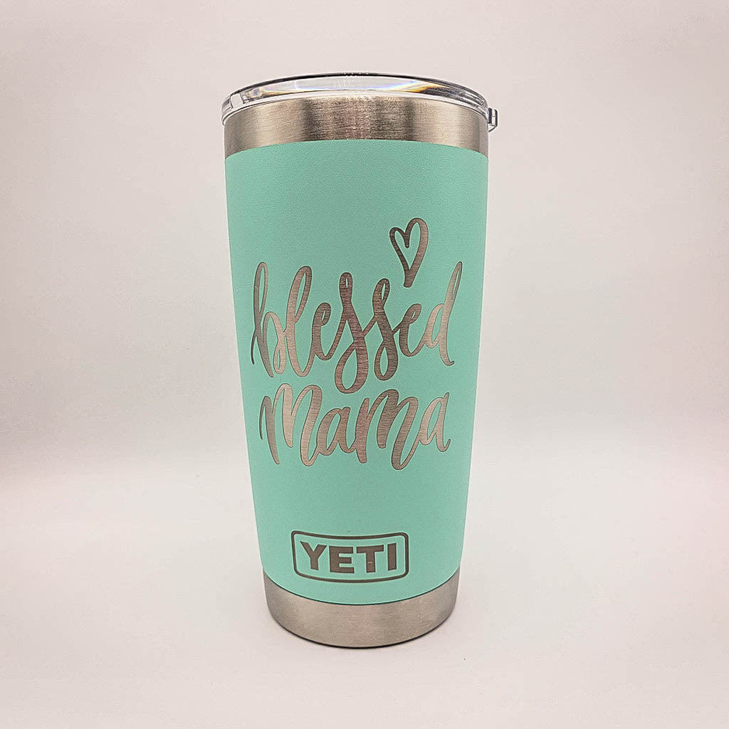 Blessed Mama Engraved YETI Tumbler