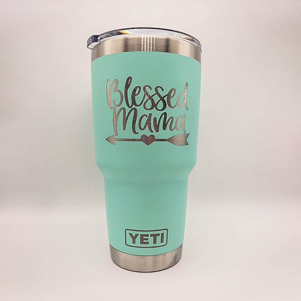 Blessed Mama Engraved YETI Tumbler