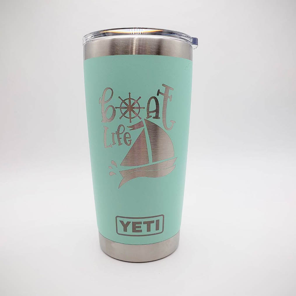 Boat Life Engraved YETI Tumbler