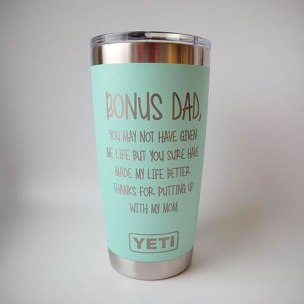 Bonus Dad Engraved YETI Tumbler