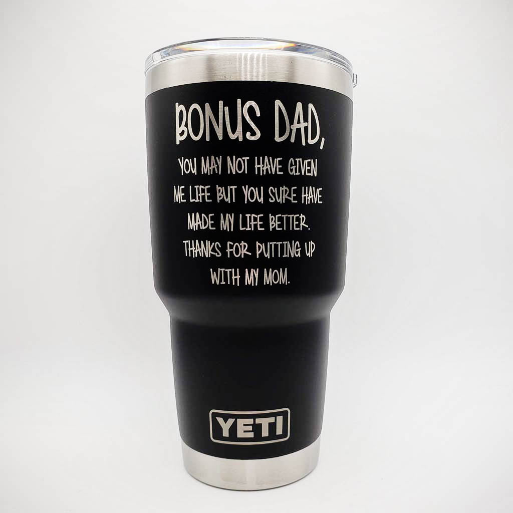 Bonus Dad Engraved YETI Tumbler