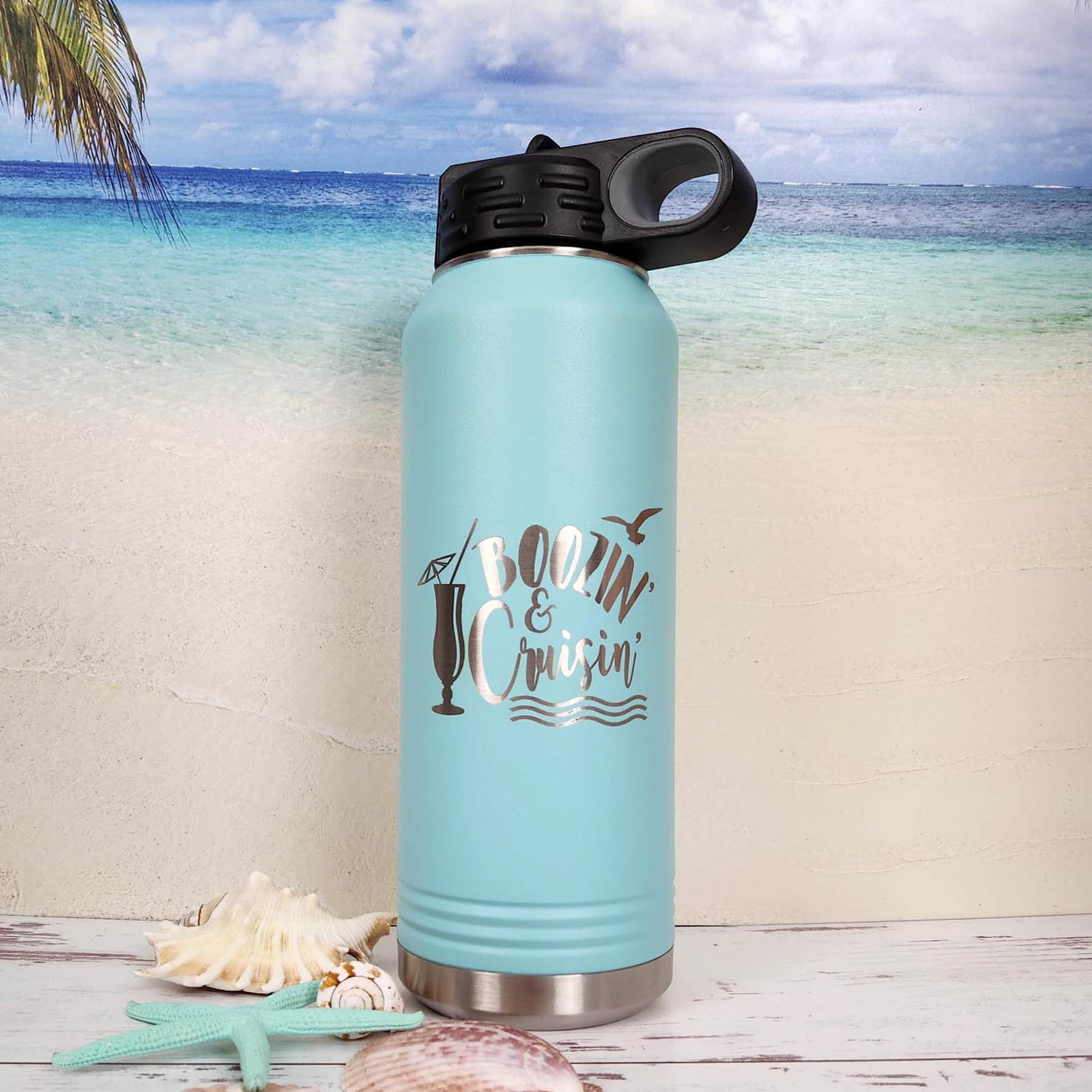 Boozin' & Cruisin' Engraved Polar Camel Tumbler