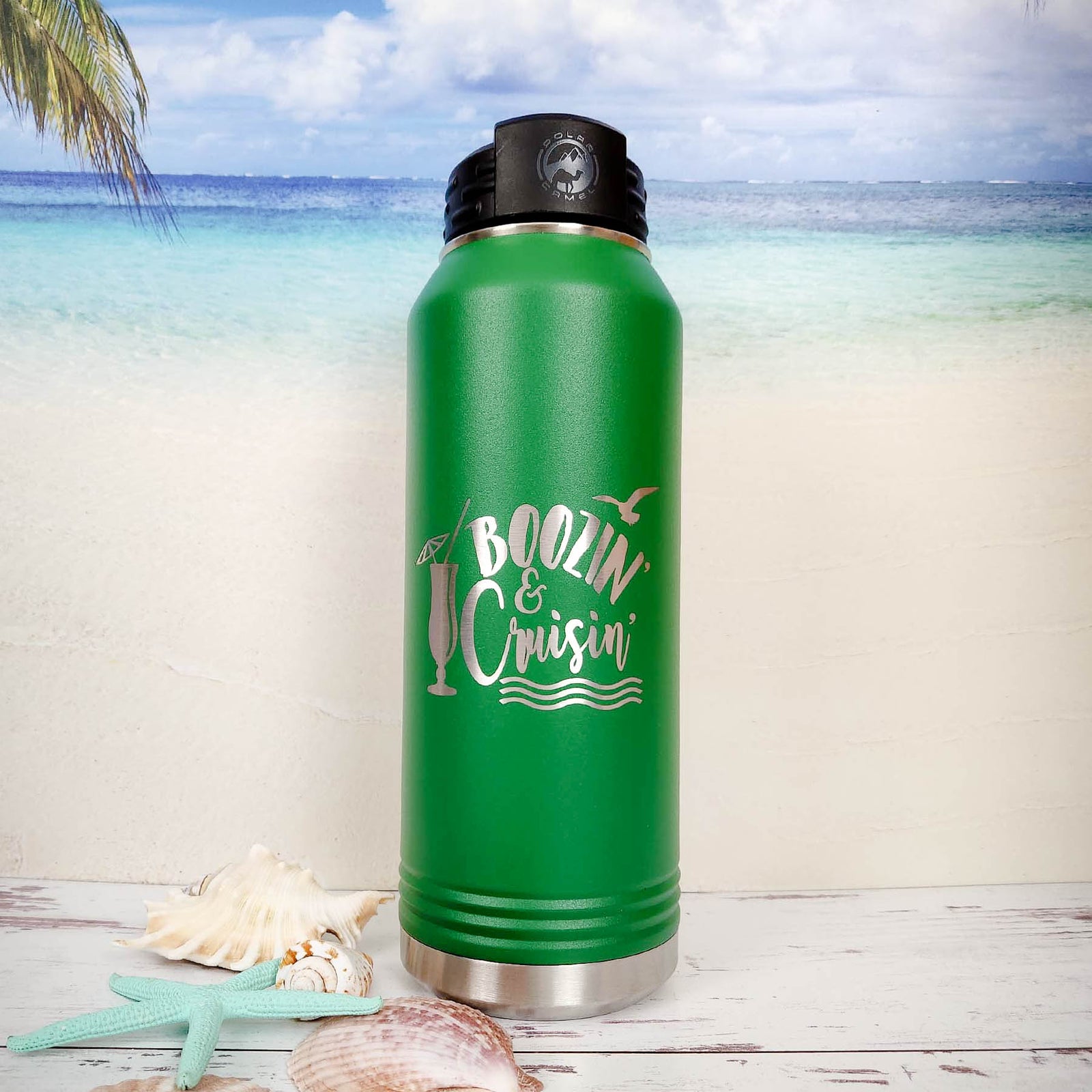 Boozin' & Cruisin' Engraved Polar Camel Tumbler