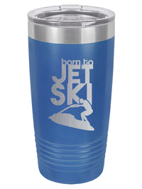 Born to Jet Ski - Engraved 20oz Blue Polar Camel Tumbler - Sunny Box