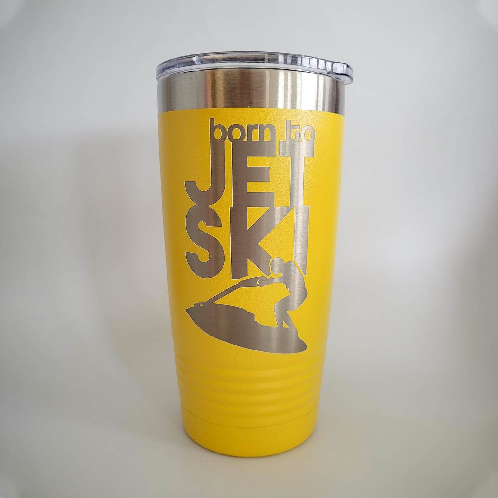 Born to Jet Ski Engraved Polar Camel Tumbler