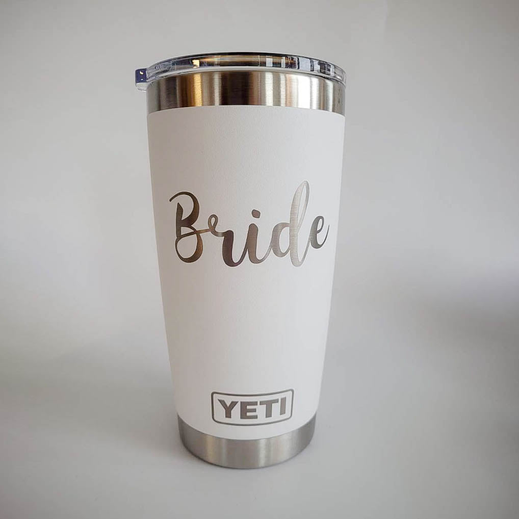 Bride Engraved YETI Tumbler