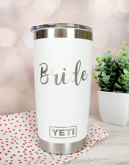 Bride Engraved YETI Tumbler