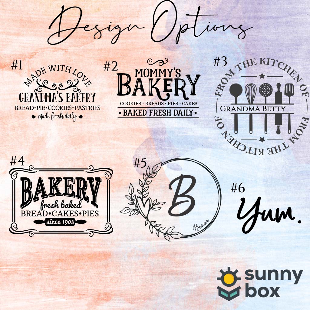 Personalized Kitchen Engraved Aluminum Cake Pan