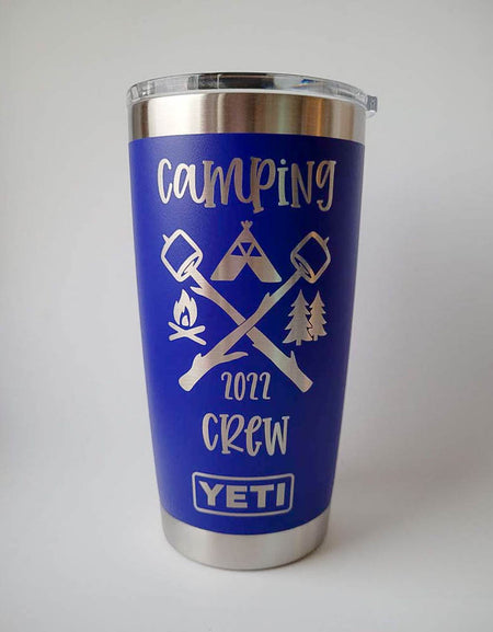 Camping Crew Engraved YETI Tumbler