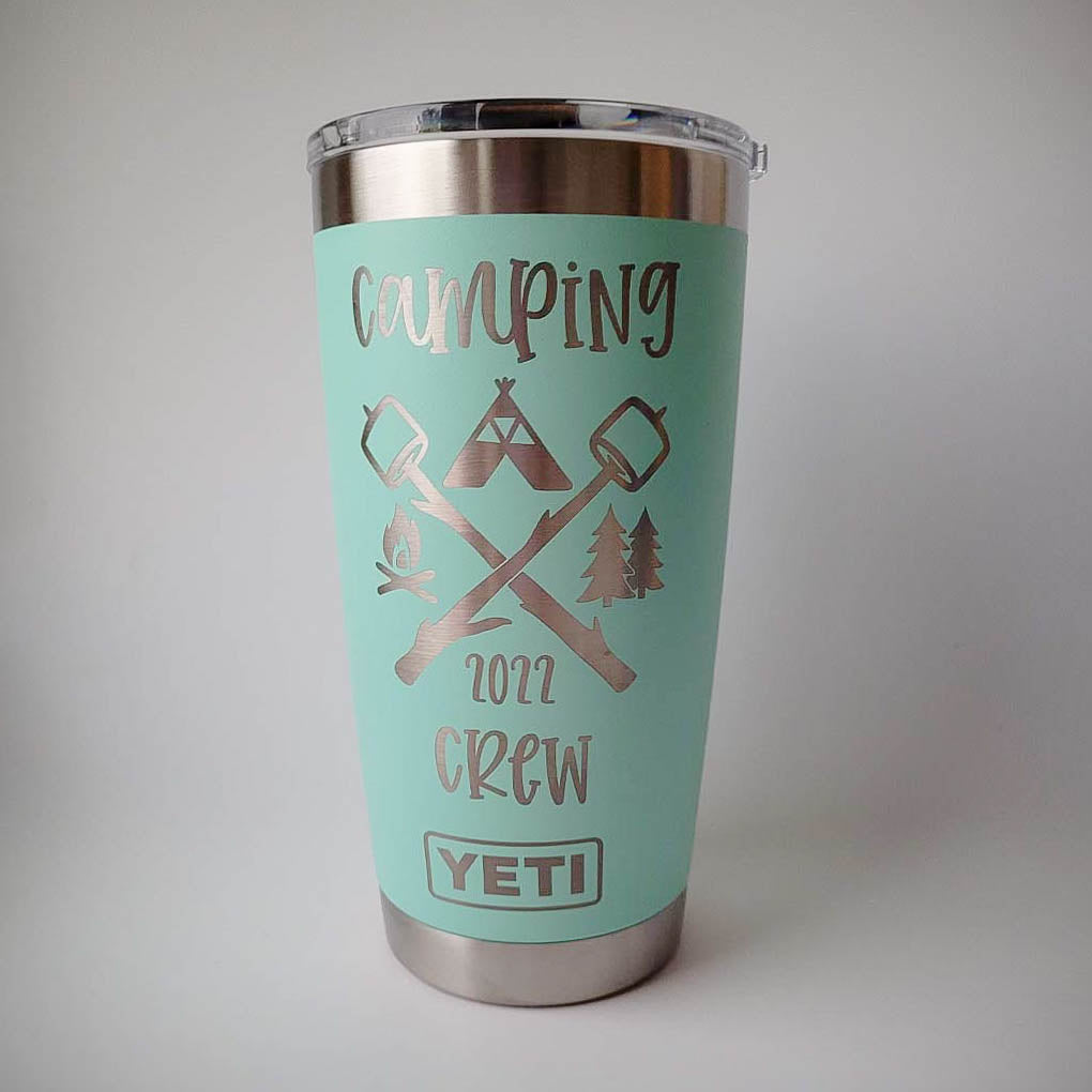 Camping Crew Engraved YETI Tumbler
