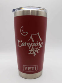 Camping Life Engraved YETI Tumbler