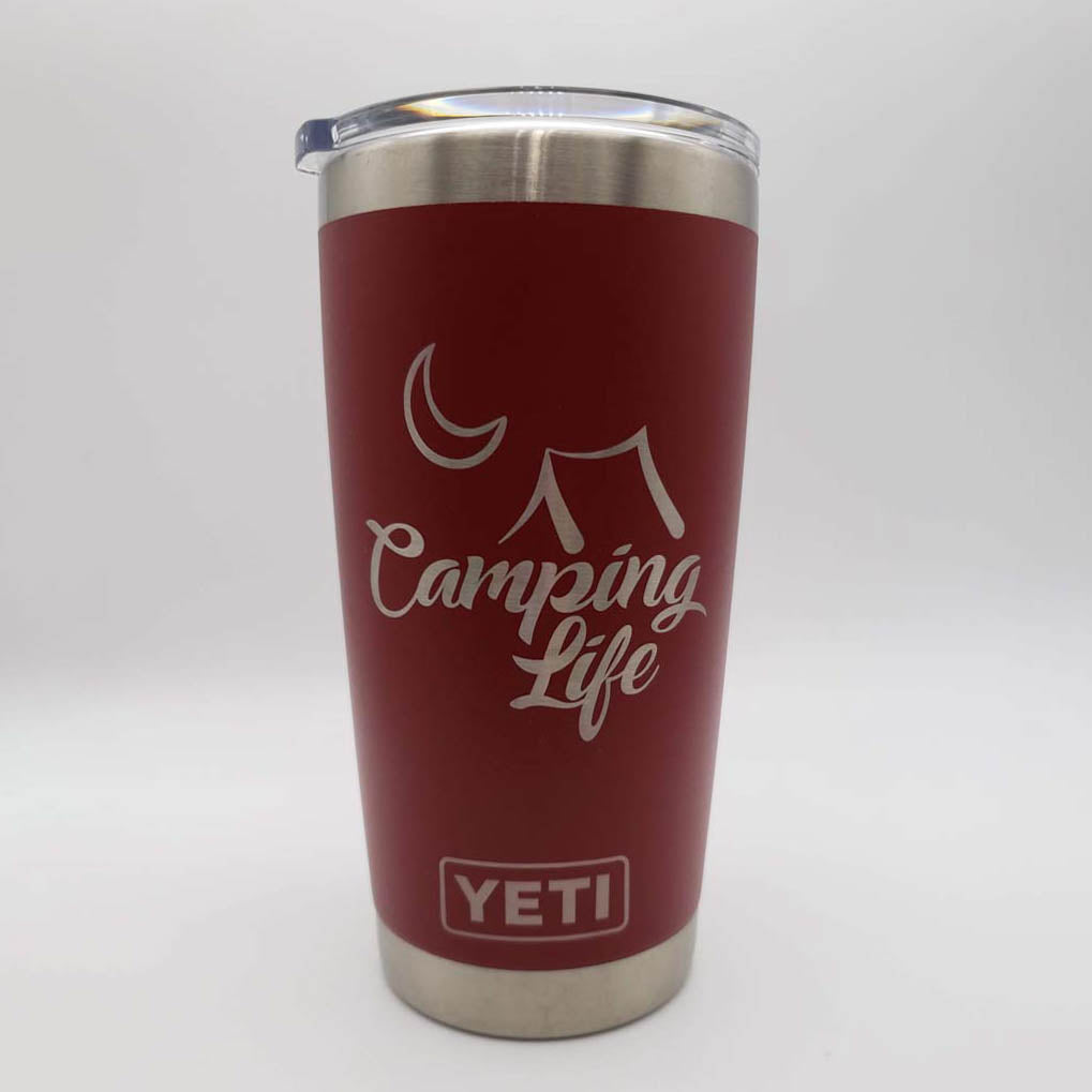 Camping Life Engraved YETI Tumbler