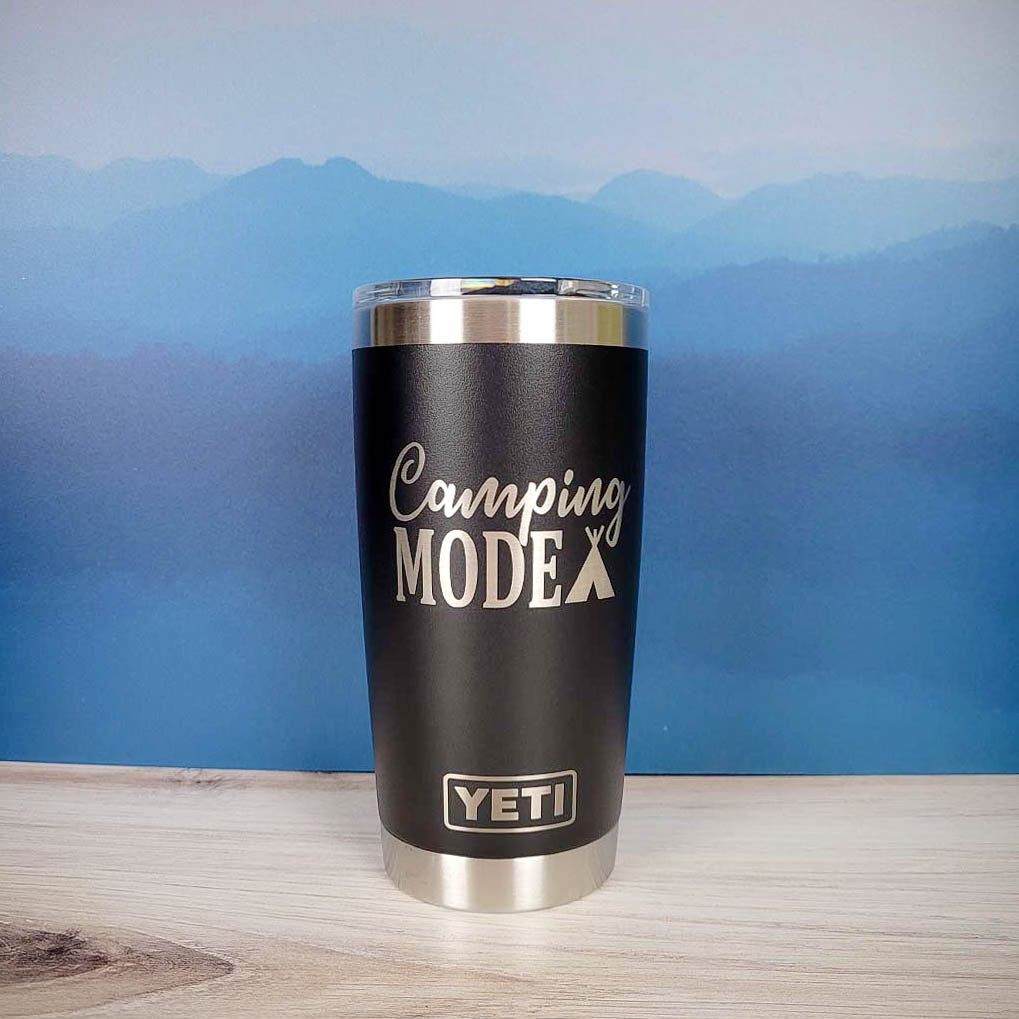Camping Mode Engraved YETI Tumbler