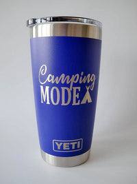 Camping Mode Engraved YETI Tumbler