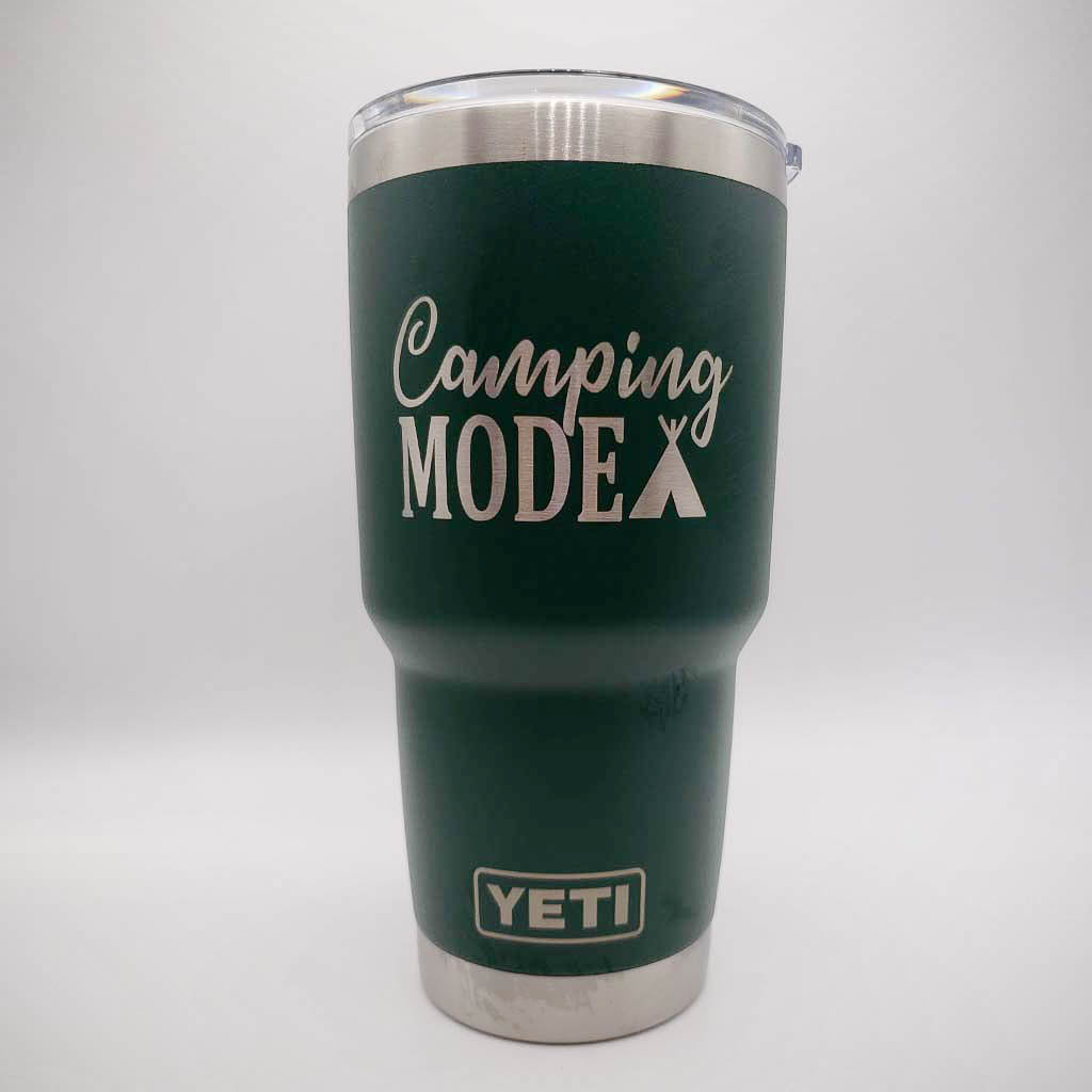 Camping Mode Engraved YETI Tumbler