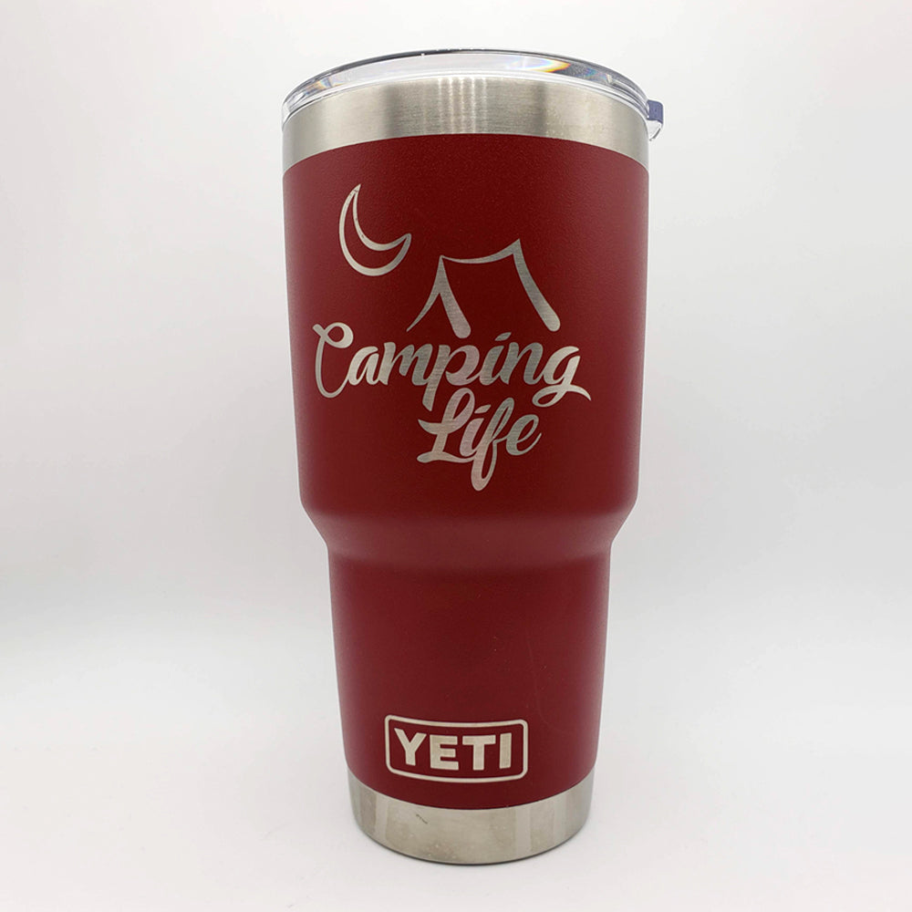 Camping Life Engraved YETI Tumbler