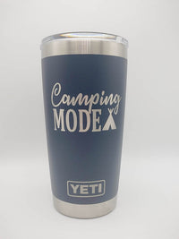 Camping Mode Engraved YETI Tumbler