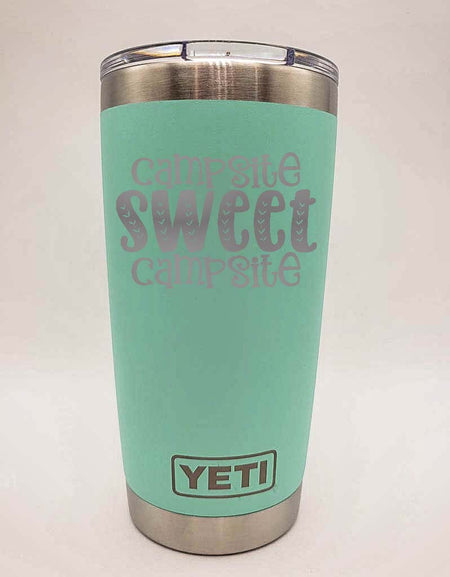 Campsite Sweet Campsite Engraved YETI Tumbler
