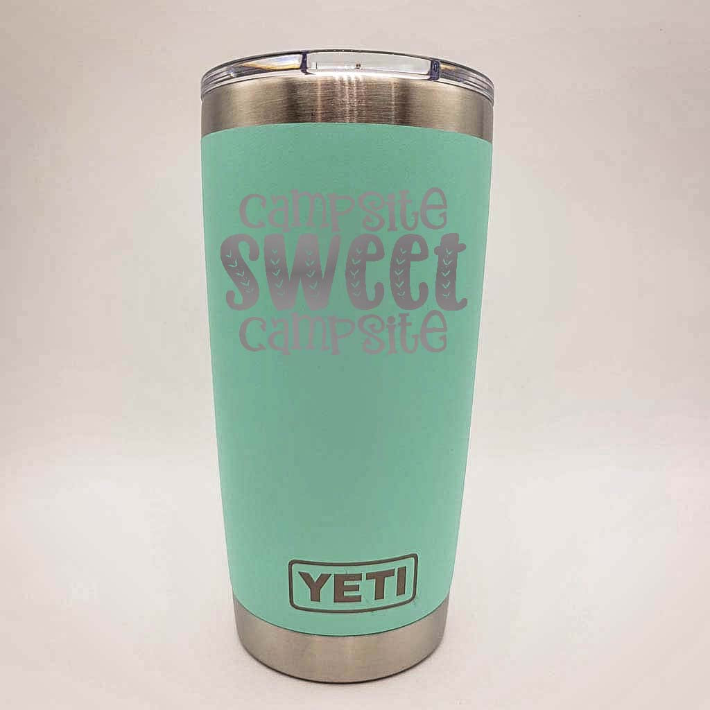 Campsite Sweet Campsite Engraved YETI Tumbler