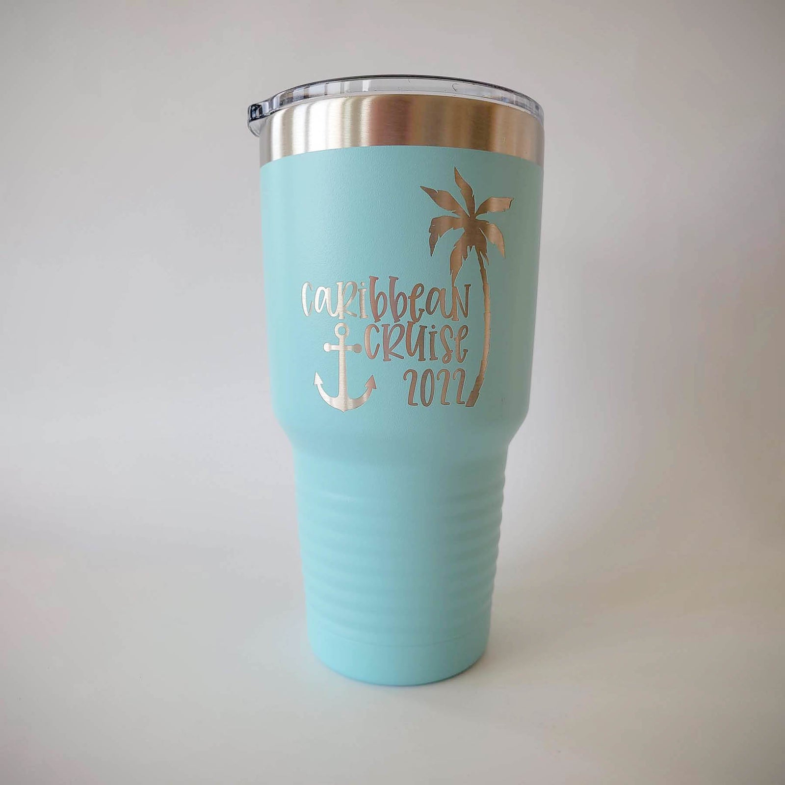 Caribbean Cruise - Engraved 30oz Teal Polar Camel Tumbler - Sunny Box