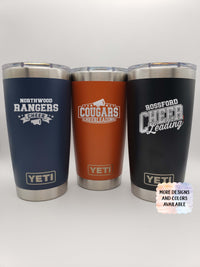 Cheerleading School Mascot - Engraved YETI Tumbler