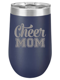 Cheer Mom Engraved Polar Camel 16oz Wine Tumbler - Sunny Box
