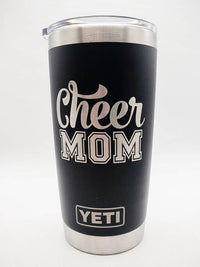 Cheer Mom Engraved YETI Tumbler