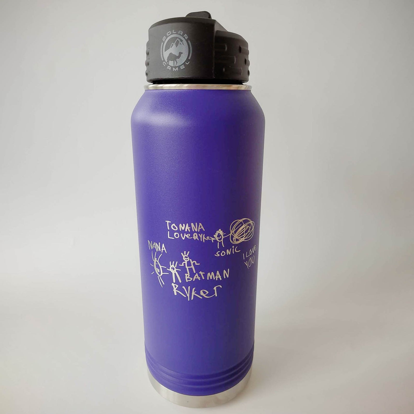 Child's Handwriting / Drawing Engraved Polar Camel Tumbler