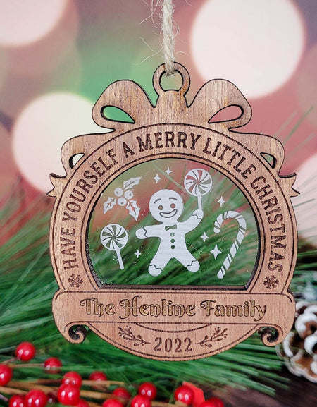Personalized Christmas Ornament Gingerbread Man by Sunny Box