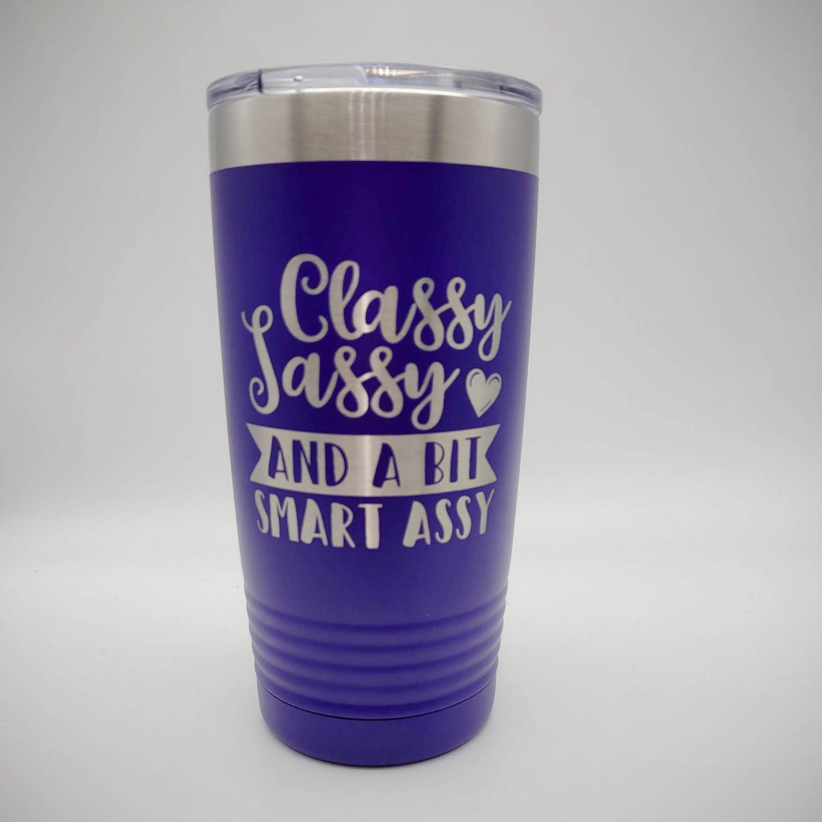 Classy Sassy and a Bit Smart Assy Engraved Polar Camel Tumbler Purple Sunny Box